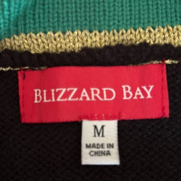 Blizzard Bay Christmas Pug Dog Sweater Medium Ugly Christmas Sweater - Picture 3 of 7